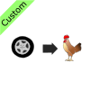 tire+rooster Picture