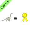dinosaur+ribbon Picture