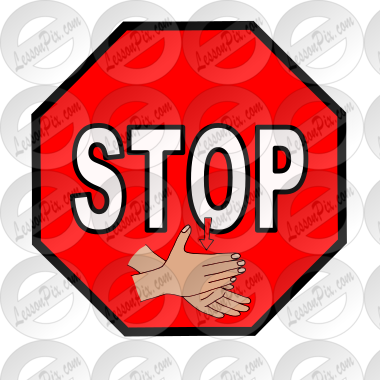 Stop Picture for Classroom / Therapy Use - Great Stop Clipart