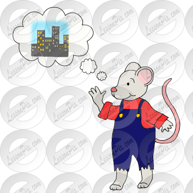 Country Mouse dreamed of the city Picture