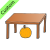 The+pumpkin+ins+UNDER+the+table. Picture