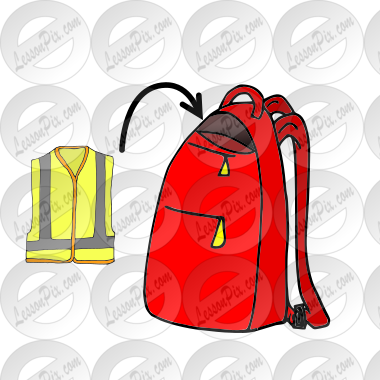put vest in backpack Picture