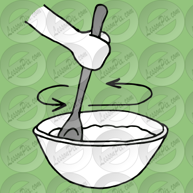 Stir Picture for Classroom / Therapy Use - Great Stir Clipart