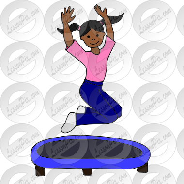 jumps Picture for Classroom / Therapy Use - Great jumps Clipart