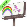 Billboard with a Picture