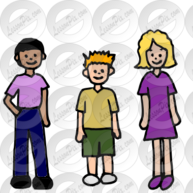 Flanked Picture for Classroom / Therapy Use - Great Flanked Clipart