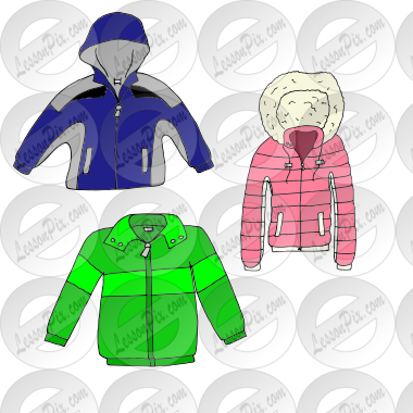 coats Picture for Classroom / Therapy Use - Great coats Clipart
