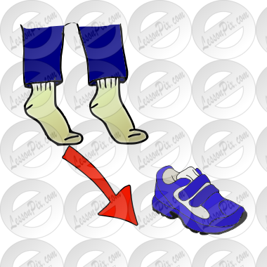 shoes off Picture for Classroom / Therapy Use - Great shoes off Clipart