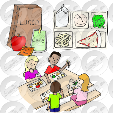 Lunch Picture for Classroom / Therapy Use - Great Lunch Clipart