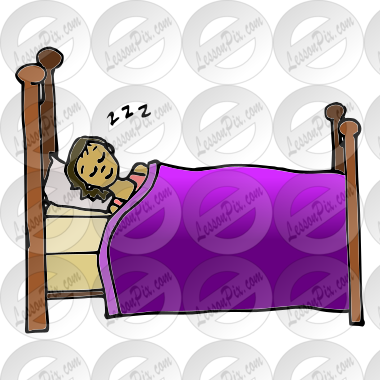 Sleep Picture for Classroom / Therapy Use - Great Sleep Clipart