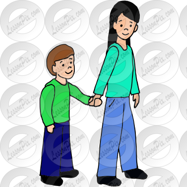 Hold Hands Picture For Classroom   Therapy Use - Great Hold Hands Clipart