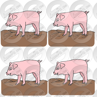 4 pigs Picture