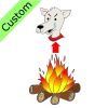 Wolf+on+Fire Picture