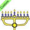 menorah+candles Picture