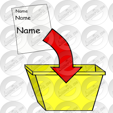 Name Sheet in Bucket Picture