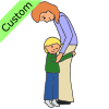 I can hug my teachers.