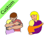 Hug for count of 5