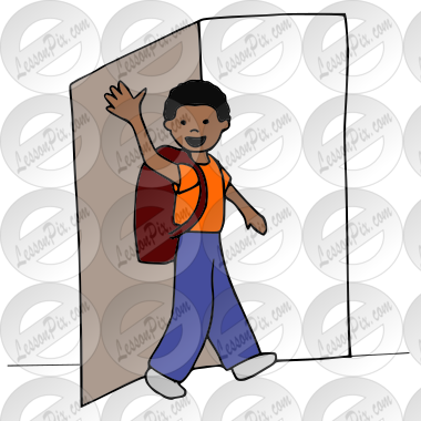 Leave Picture for Classroom / Therapy Use - Great Leave Clipart