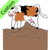 muddy+cow Picture