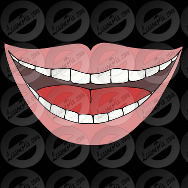 Mouth Picture for Classroom / Therapy Use - Great Mouth Clipart