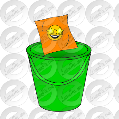 Bean bag in bucket! Picture