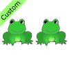2 green and speckled frog  Picture