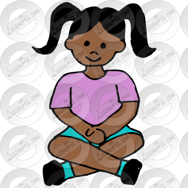 Sit Picture for Classroom / Therapy Use - Great Sit Clipart