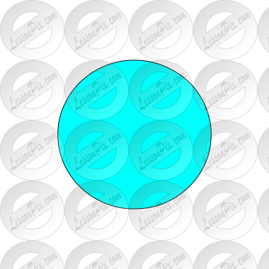 Teal Circle Picture