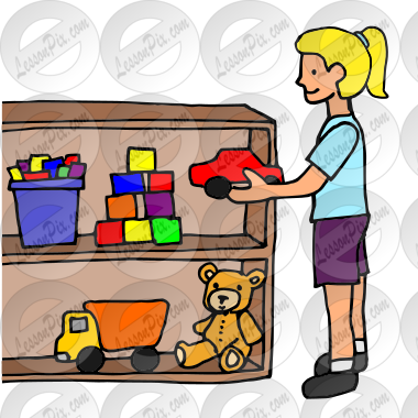 Put Away Picture for Classroom / Therapy Use - Great Put Away Clipart