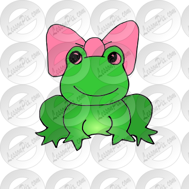 frog pink bow Picture