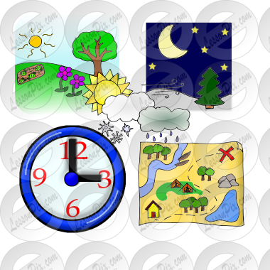 setting Picture for Classroom / Therapy Use - Great setting Clipart