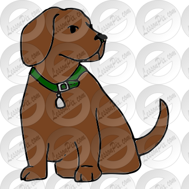 Dog Picture for Classroom / Therapy Use - Great Dog Clipart