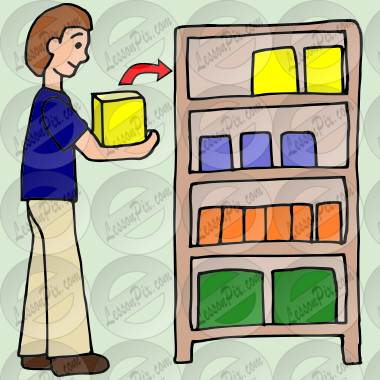 Put Away Picture for Classroom / Therapy Use - Great Put Away Clipart