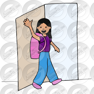 Leave Picture for Classroom / Therapy Use - Great Leave Clipart