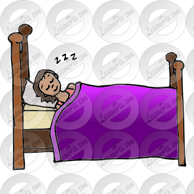 Sleep Picture for Classroom / Therapy Use - Great Sleep Clipart