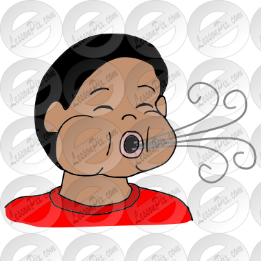 Blow Picture for Classroom / Therapy Use - Great Blow Clipart