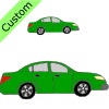Small Green Car - Big Green Car