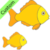 Big yellow fish - Small yellow fish