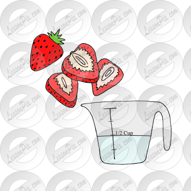 1/2 cup strawberries Picture