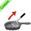 Take your food out of the pan
