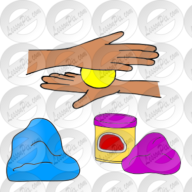 Play-Doh Picture for Classroom / Therapy Use - Great Play-Doh Clipart