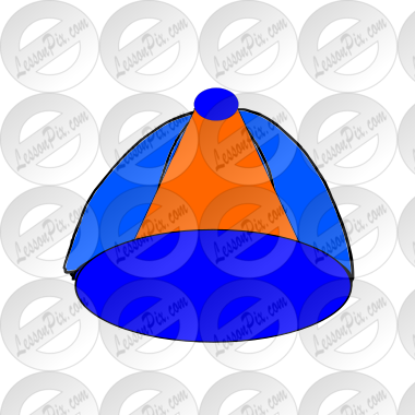 orange and blue hat Picture