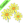a few flowers