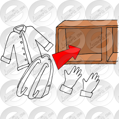 Put Away Picture for Classroom / Therapy Use - Great Put Away Clipart