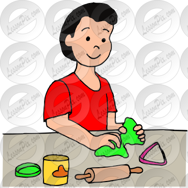 Playdough Picture for Classroom / Therapy Use - Great Playdough Clipart