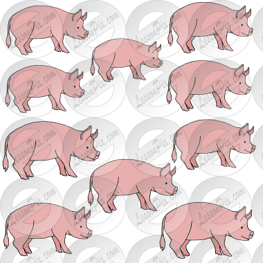 ten pink pigs Picture