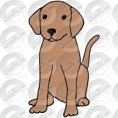 Dog Picture for Classroom / Therapy Use - Great Dog Clipart