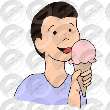 Lick Picture for Classroom / Therapy Use - Great Lick Clipart