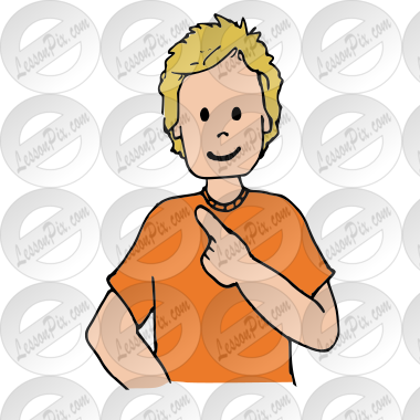 Me Picture for Classroom / Therapy Use - Great Me Clipart