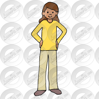 stand up Picture for Classroom / Therapy Use - Great stand up Clipart